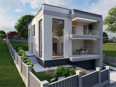 PROIECT EXCLUSIVIST! Casa Individuala cu garaj 225mp, teren 500mp
