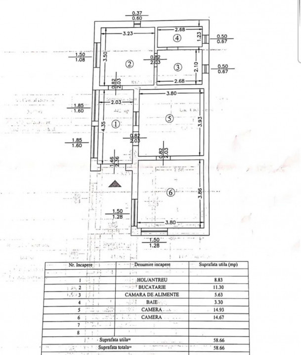 Casa veche, cu proiect si autorizatie construire