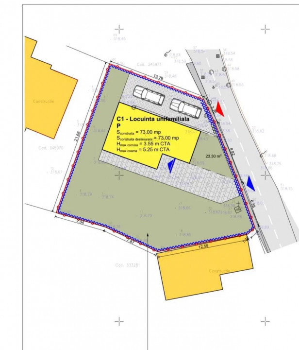 Casa veche, cu proiect si autorizatie construire
