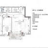 Apartament de vanzare, 3 camere, Andrei Muresanu, semifinisat 