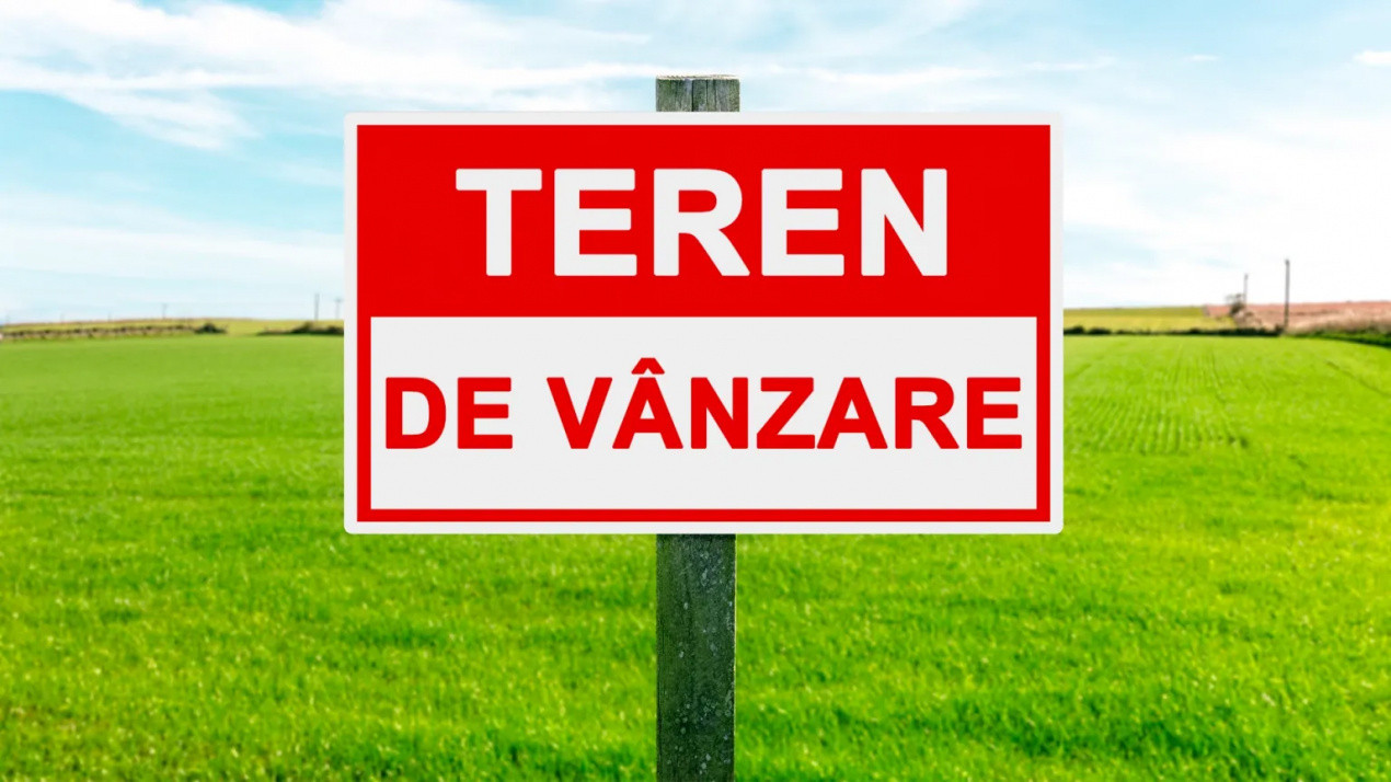 Teren intravilan 10000m2 Cluj-Napoca, langa aeroport, Acces asfalt/CFR