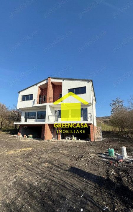 Duplex 145 mp , semifinisat, teren liber incepant cu 160 mp , Chinteni .