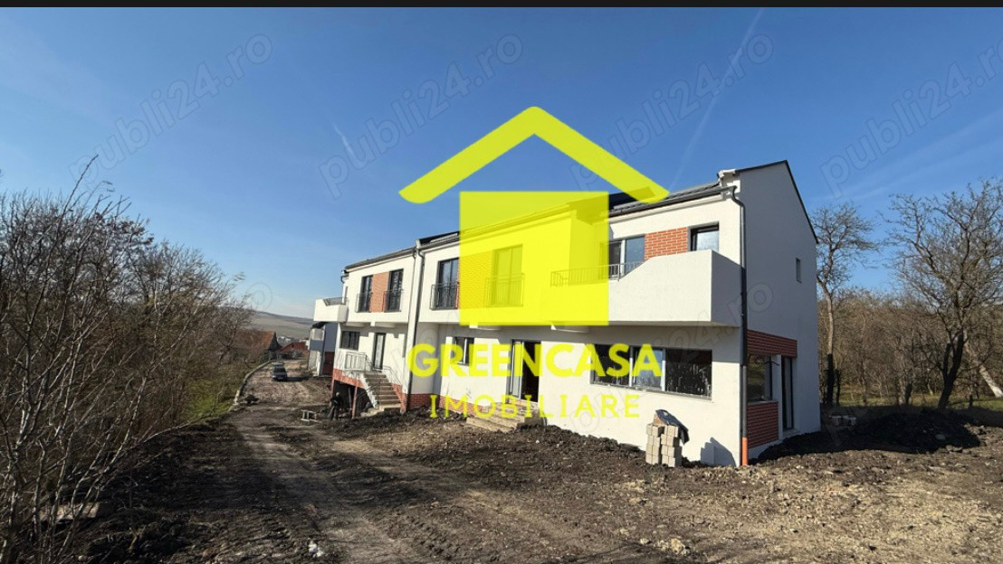 Duplex 145 mp , semifinisat, teren liber incepant cu 155 mp , Chinteni .