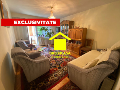 Apartament 3 camere decomandate, 74mp, zona Parang, Manastur