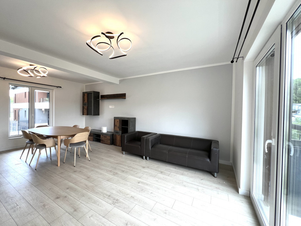 Casa tip duplex de  vanzare, finisat si mobilat,  zona VIVO Floresti