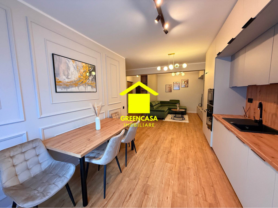 Apartament 2 camere + dressing, 54mp, terasa 11mp, parcare, zona Terra