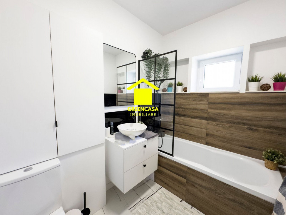 Apartament 3 camere, 2 bai, 70mp, balcon, parcare subterana, zona Teilor