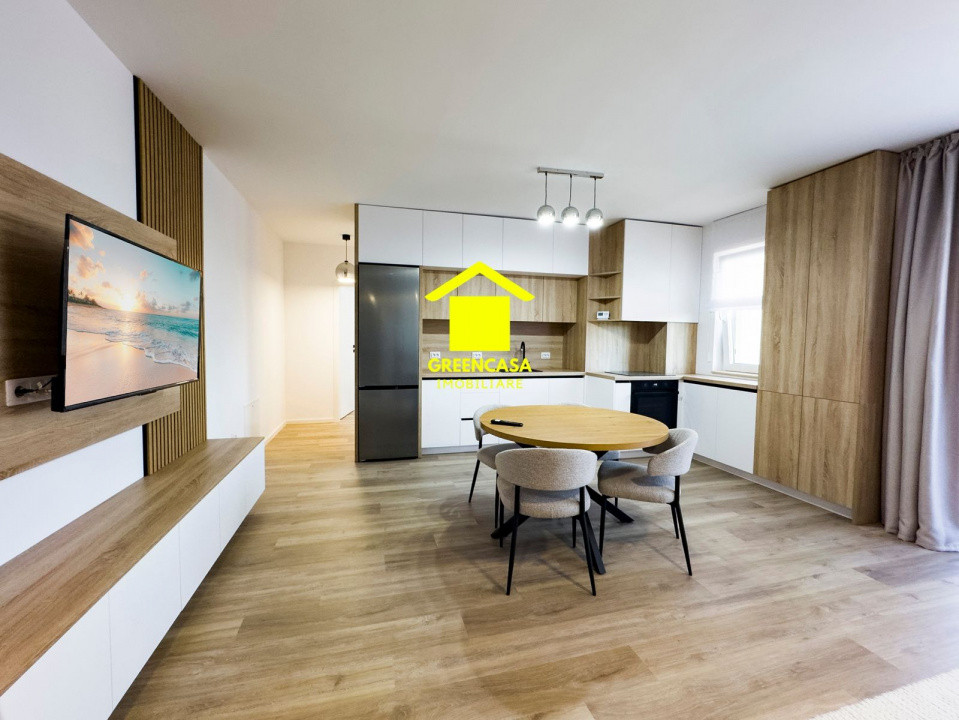 Apartament 2 camere, 57,5mp utili, balcon 7mp, zona Somesului, Floresti