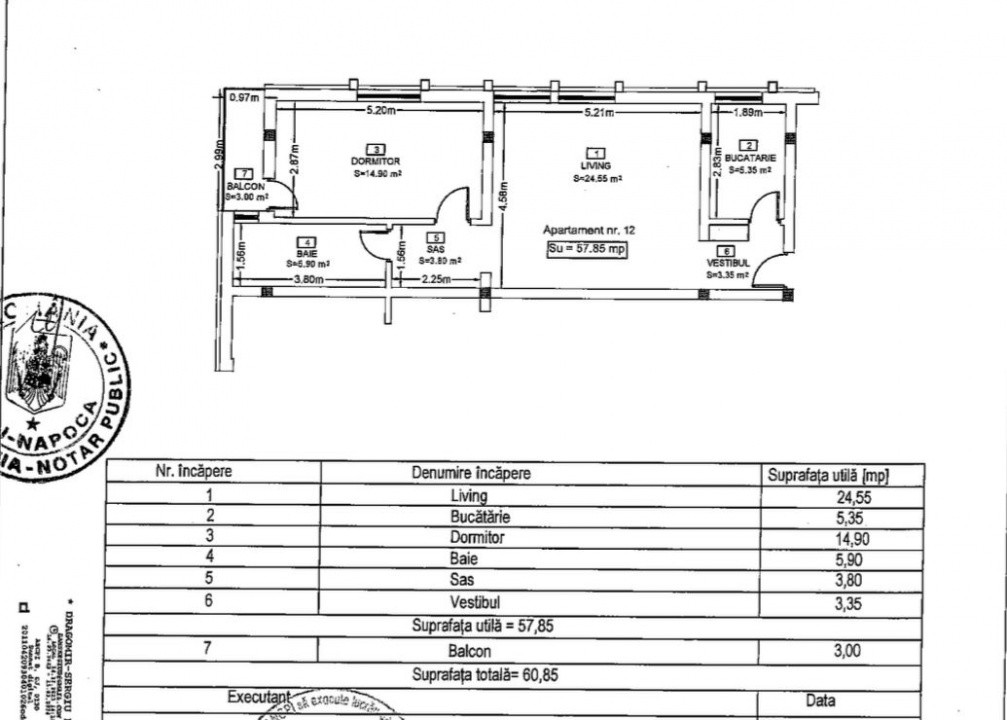 Apartament 2 camere, zona Lidl, 58 mp., finisat