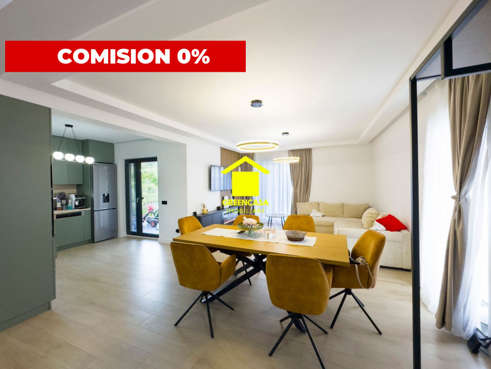 Comision 0%! Casa individuala mobilata, garaj, teren 550mp, Chinteni