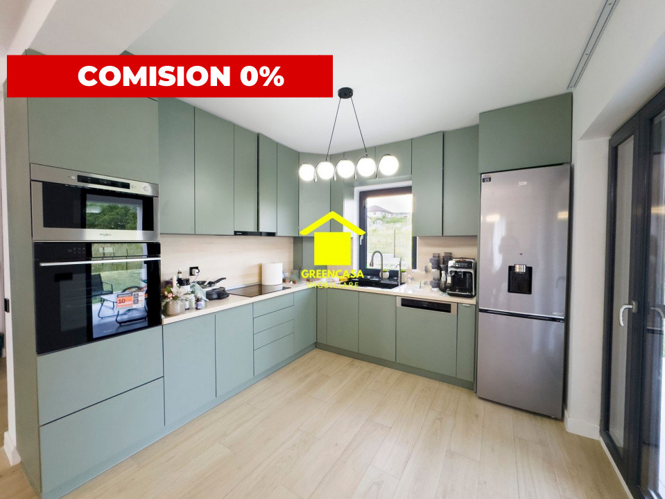 Comision 0%! Casa individuala mobilata, garaj, teren 550mp, Chinteni