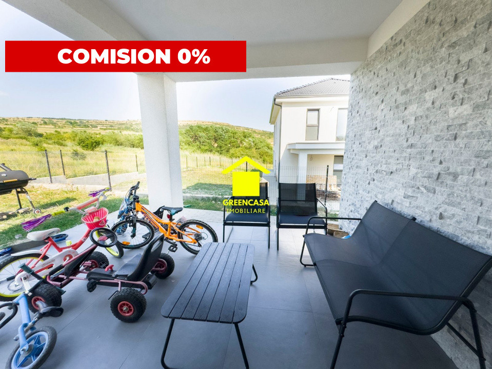 Comision 0%! Casa individuala mobilata, garaj, teren 550mp, Chinteni
