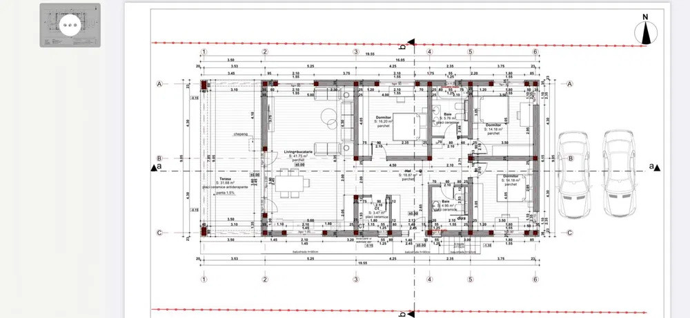 Casa pe un nivel, in Popesti Baciu, 120mp utili, 600mp teren