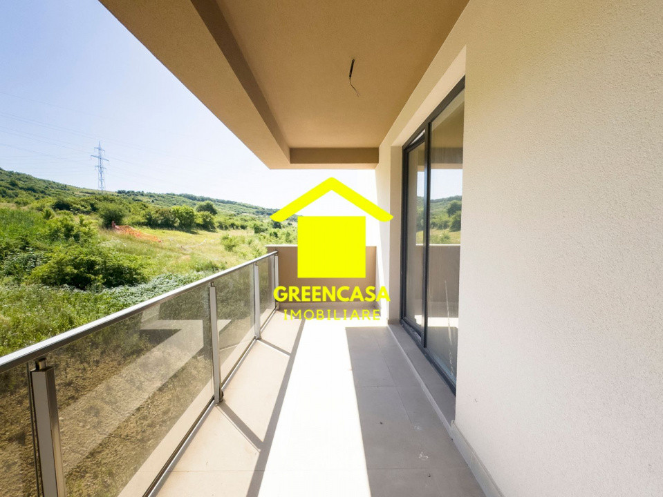 Apartament finisat, 2 camere, 45mp, balcon de 9mp, zona Sesul de Sus