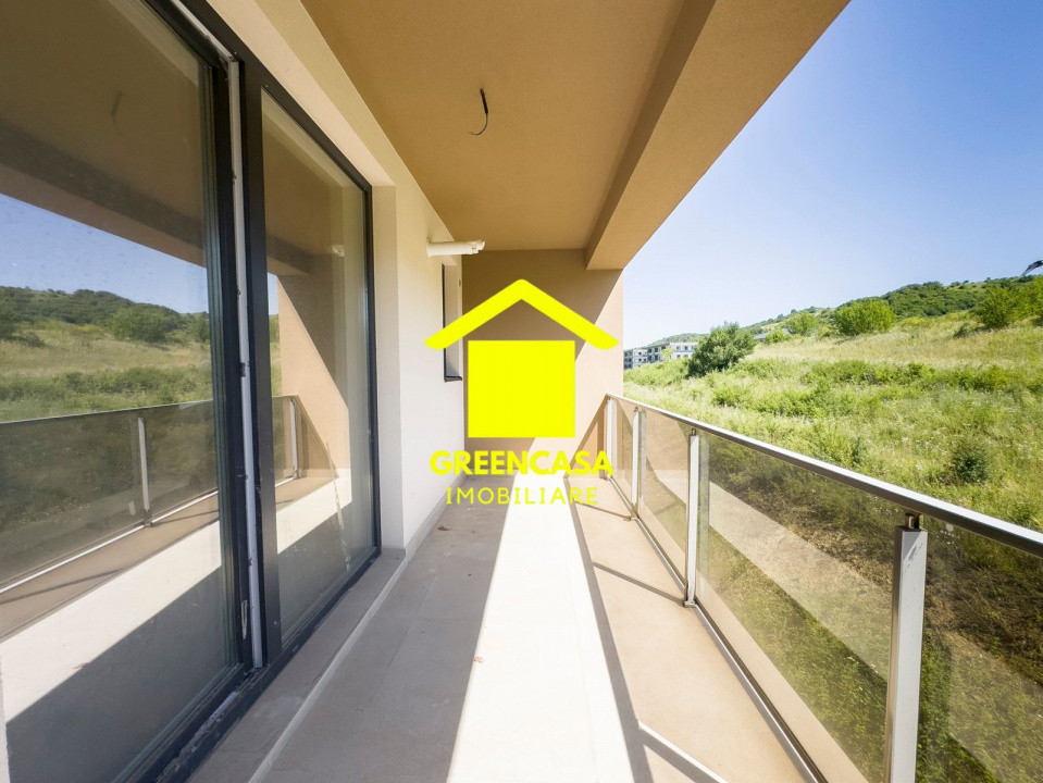 Apartament finisat, 2 camere, 45mp, balcon de 9mp, zona Sesul de Sus