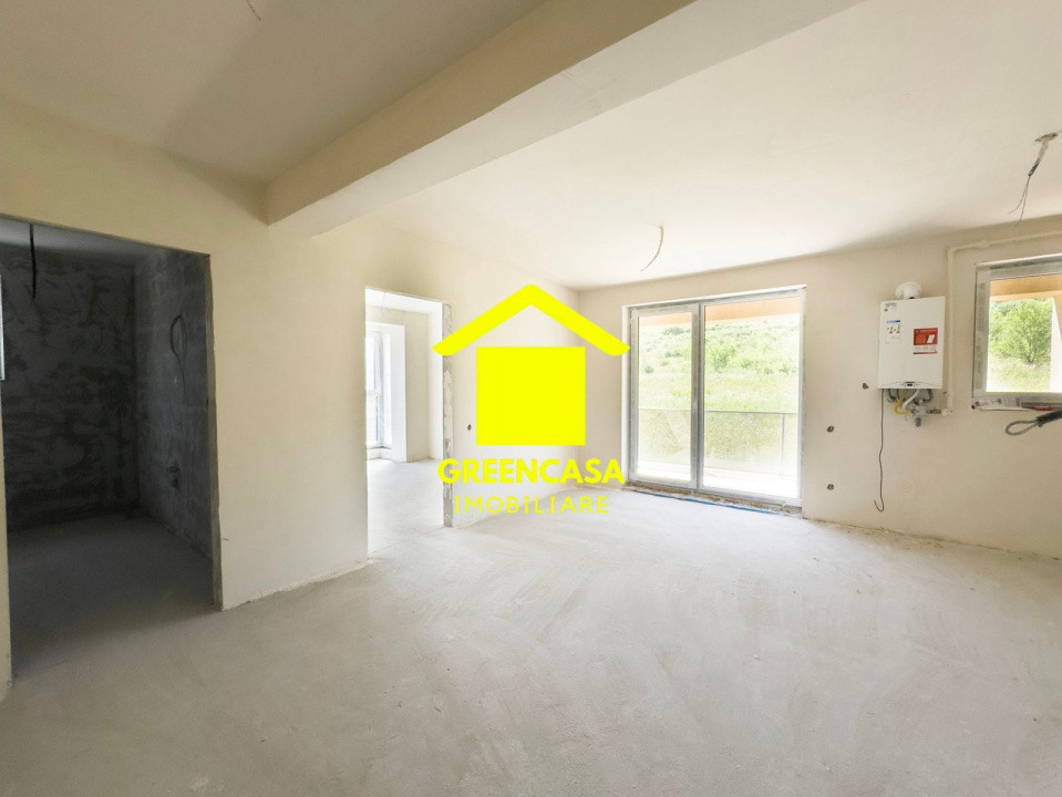 Apartament finisat, 2 camere, 48mp, balcon de 9mp, zona Sesul de Sus