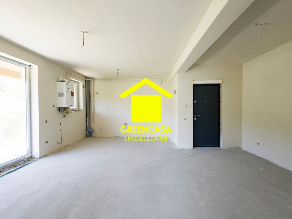 Apartament finisat, 2 camere, 48mp, balcon de 9mp, zona Sesul de Sus