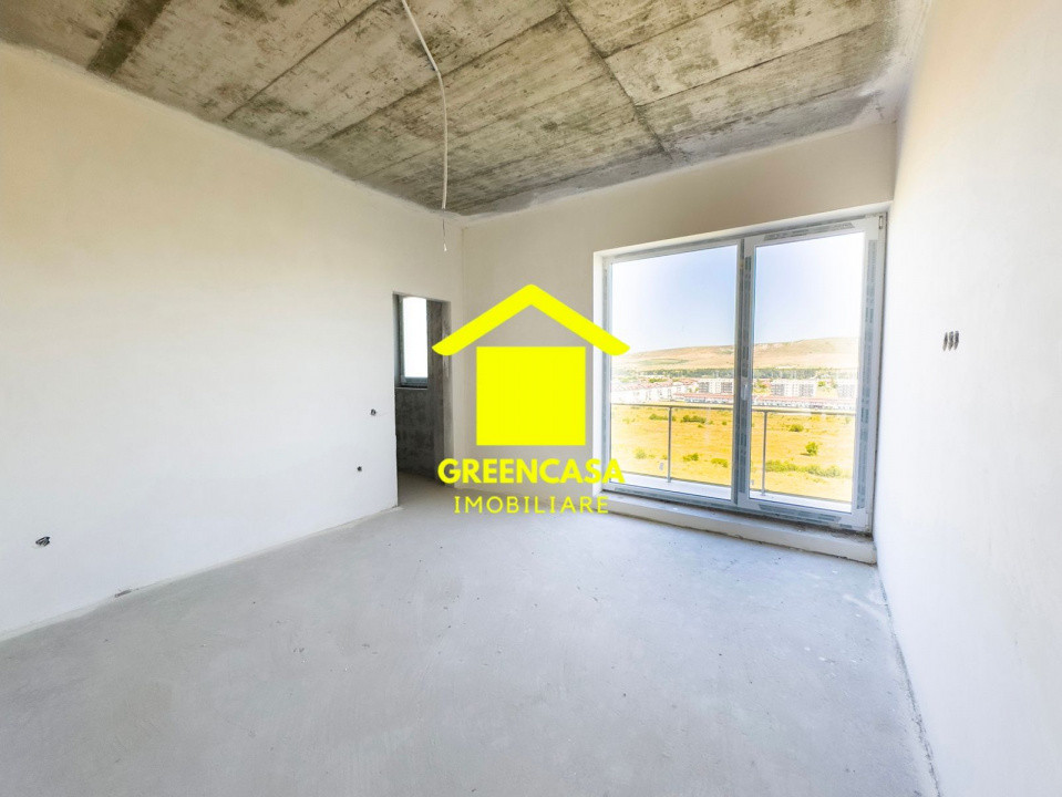 Apartament finisat, 2 camere, 48mp, balcon de 9mp, zona Sesul de Sus