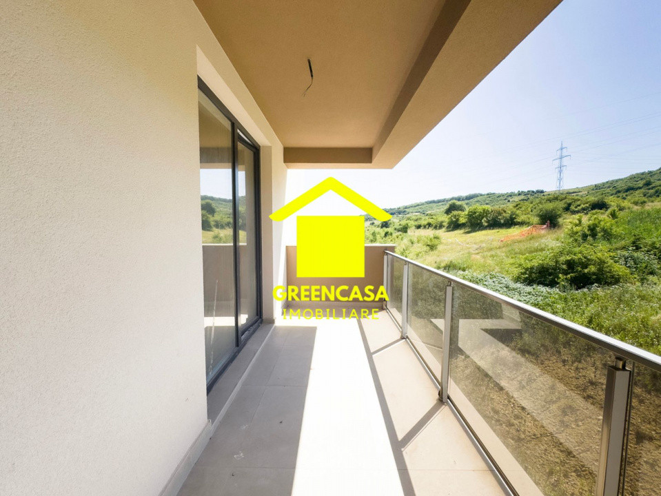 Apartament finisat, 2 camere, 48mp, balcon de 9mp, zona Sesul de Sus