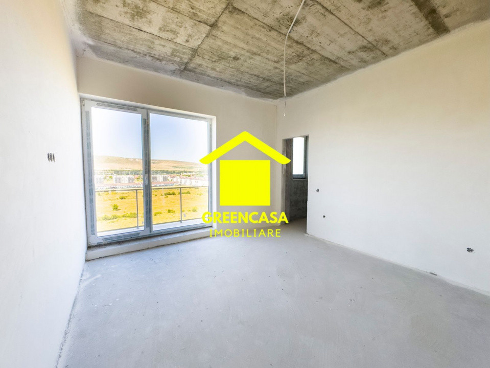 Apartament finisat, 2 camere, 53mp, balcon de 7mp, zona Sesul de Sus