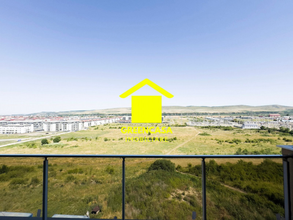 Apartament finisat, 2 camere, 53mp, balcon de 7mp, zona Sesul de Sus