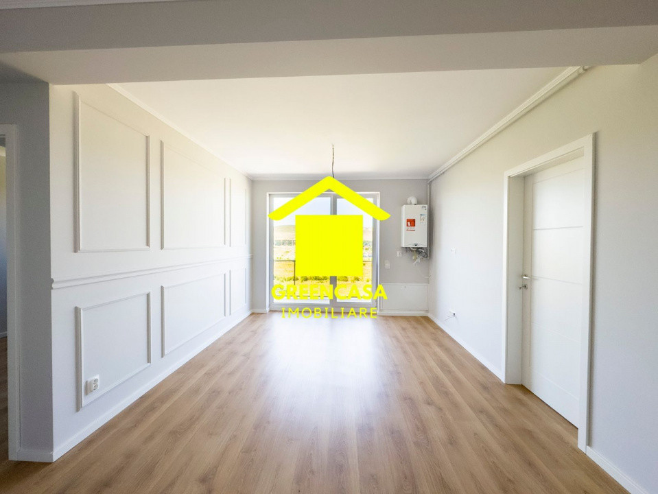 Apartament finisat, 3 camere, 55mp, balcon de 6mp, zona Sesul de Sus