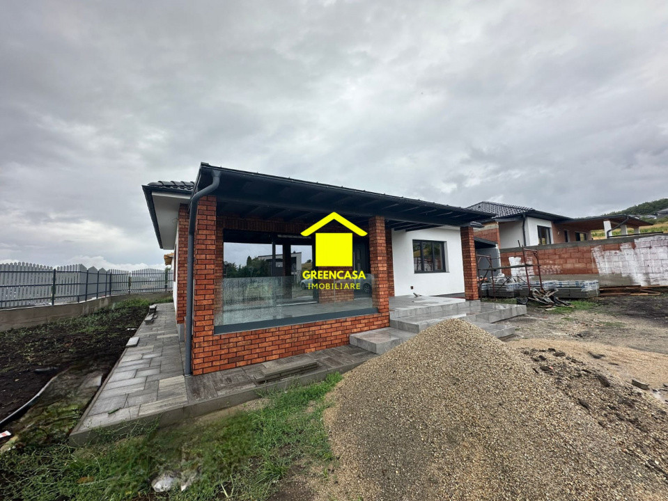 Casa pe un nivel, 118mp utili, terasa 28mp, teren 605mp, Popesti Vale