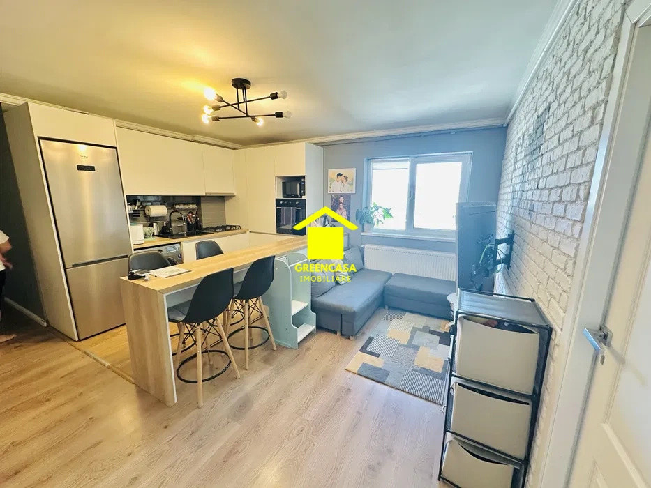 Apartament 3 camere, 2 bai, 60,5mp utili+balcon, zona Razoare, Vivo, Floresti