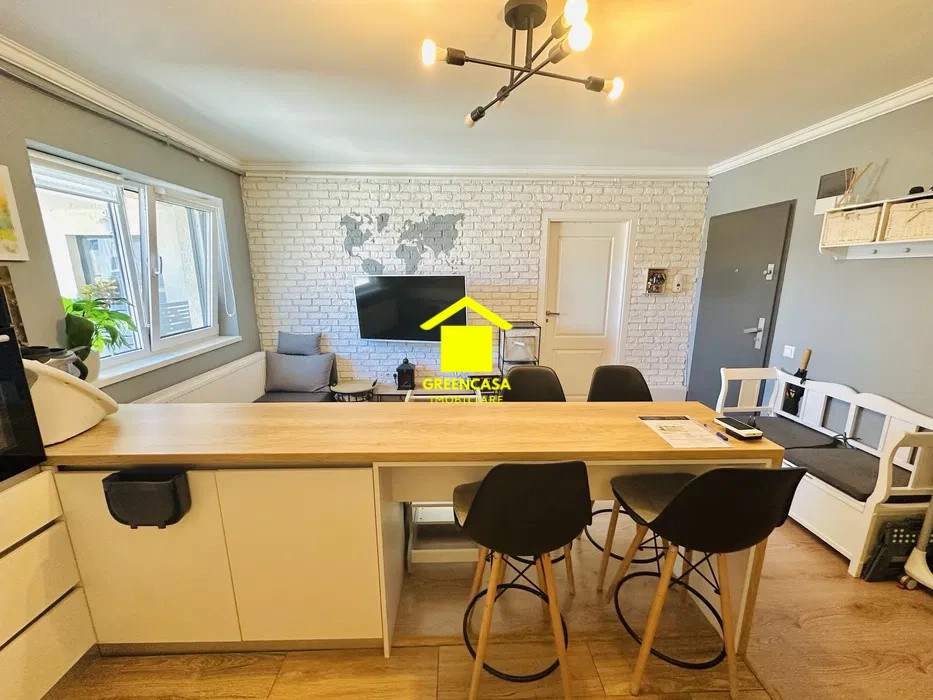Apartament 3 camere, 2 bai, 60,5mp utili+balcon, zona Razoare, Vivo, Floresti