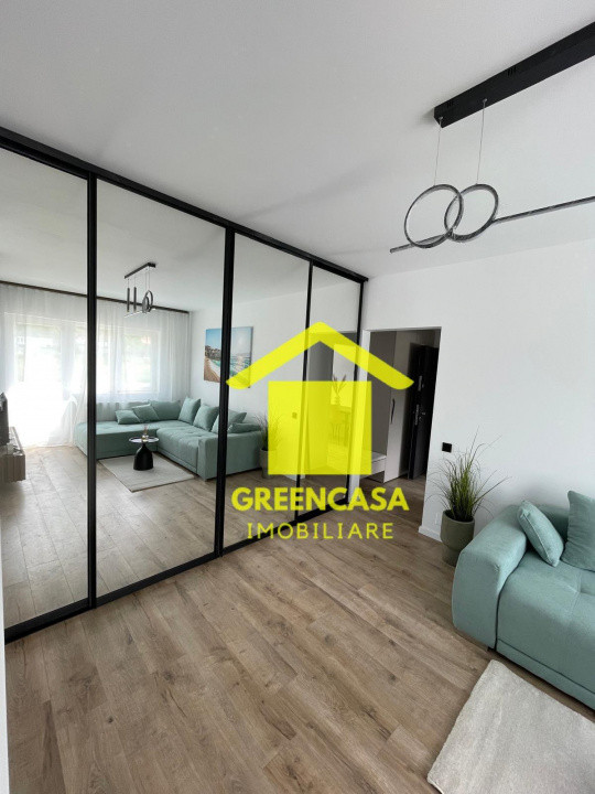 Apartament 2 camere, 43mp, balcon, parcare subterana, zona Terra, Floresti