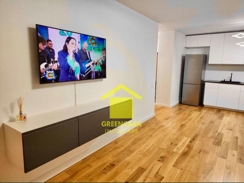Apartament cu 2 camere, mobilat modern, paracre subterana, terasa