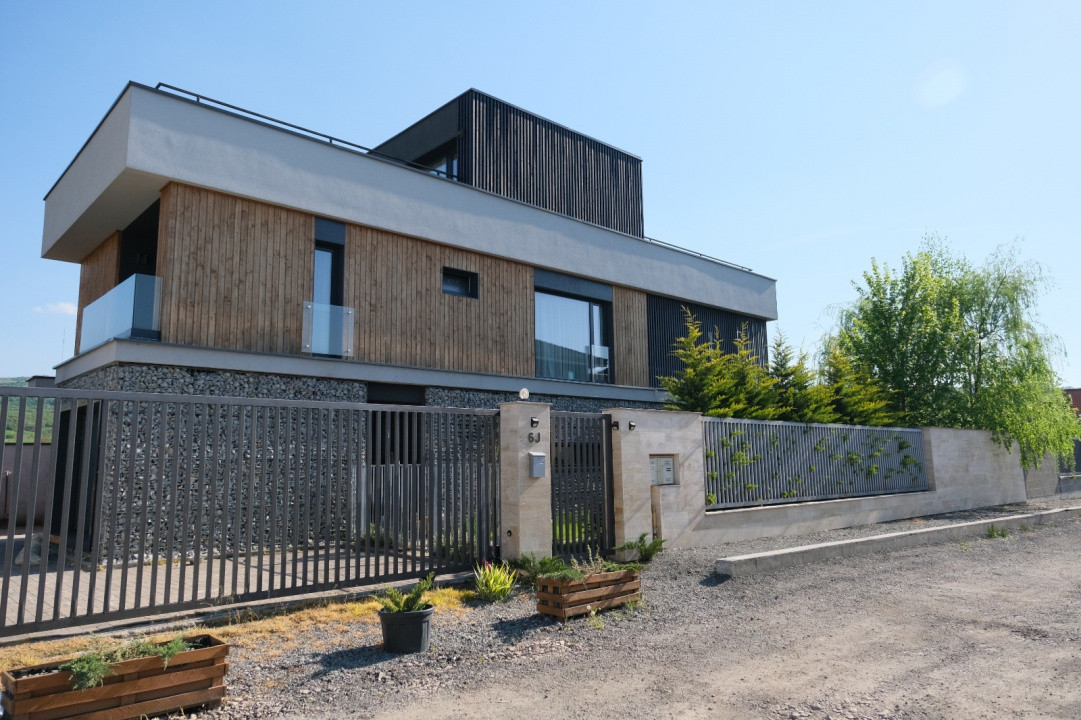 Vila moderna in Borhanci, mobilata + utilata, 500mp teren