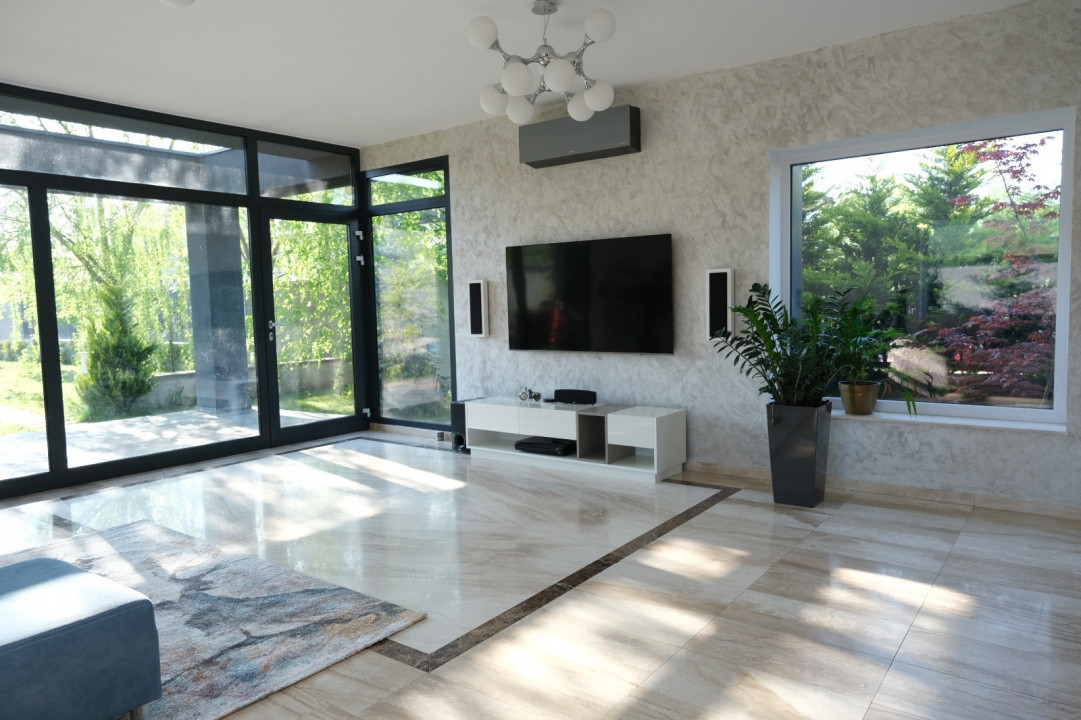 Vila moderna in Borhanci, mobilata + utilata, 500mp teren