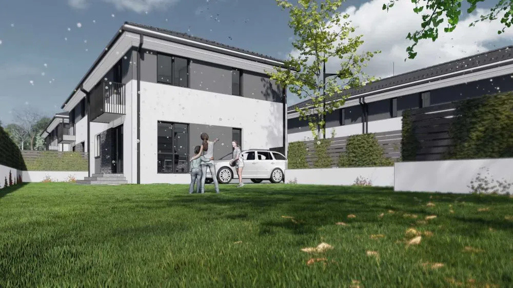 Duplex 118 mp utili, 171mp utili, acces la pădure, Florești – Tăuți