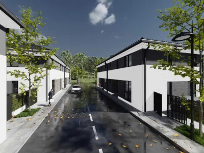 Duplex 118 mp utili, 171mp utili, acces la pădure, Florești – Tăuți