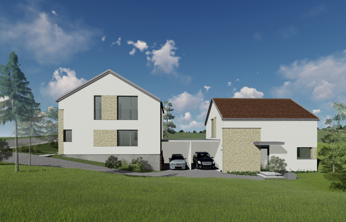 Duplex 114mp utili, 150mp teren liber, garaj, Dezmir