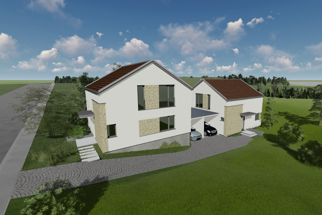 Duplex 114mp utili, teren 230mp liber, garaj, Dezmir