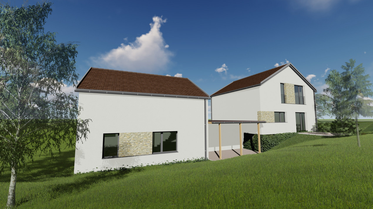Duplex 114mp utili, teren 230mp liber, garaj, Dezmir