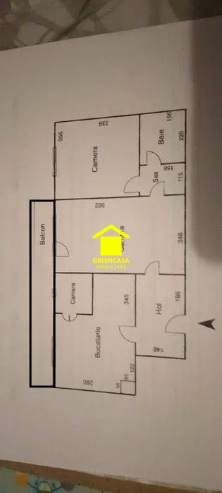 Apartament 2 camere decomandate, balcon, zona Mercur, Gheorgheni