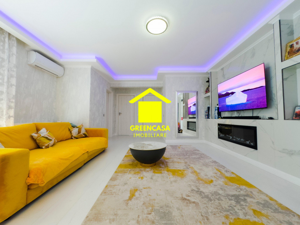 Apartament lux 3 camere, 70mp, gradina, zona Vivo