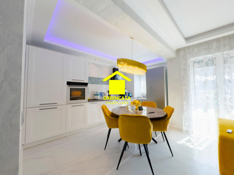 Apartament lux 3 camere, 70mp, gradina, zona Vivo