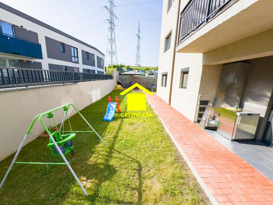 Apartament lux 3 camere, 70mp, gradina, zona Vivo