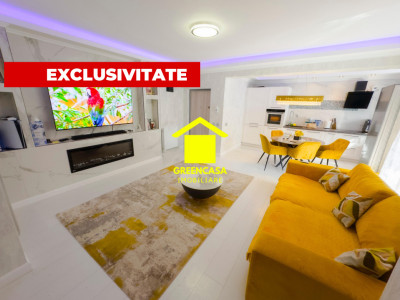 Apartament lux 3 camere, 70mp, gradina, zona Vivo