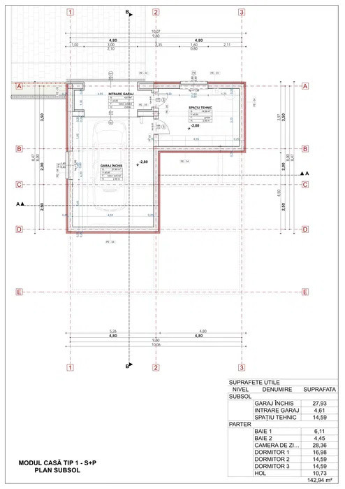 Casă individuală S+P - CHINTENI, Cluj Napoca