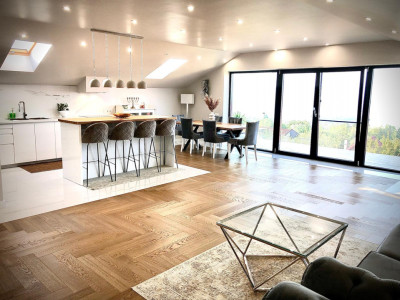 Casa cu panorama spre Cluj in Feleacu, 1000mp teren