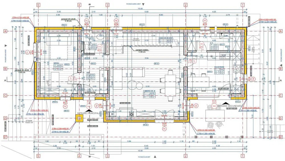 Casa individuala in Chinteni, 514mp teren, 140mp utili 