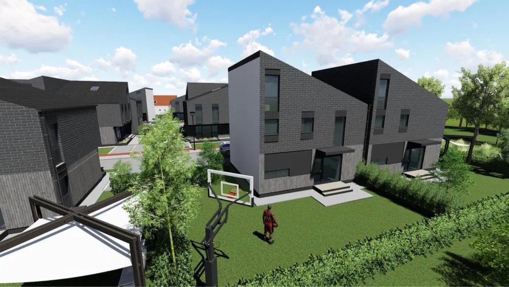 Duplex semifinisat de vânzare, 137mp utili, 250mp teren, Tautiului