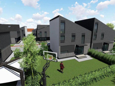 Duplex semifinisat de vânzare, 137mp utili, 250mp teren, Tautiului