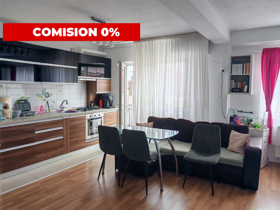 Apartament 2 camere (convertibil în 3), 58 mp utili, Florești