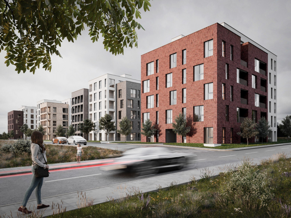 Apartament tip penthouse, 51,19mp, terasa 46,32mp, zona Somesului, Floresti